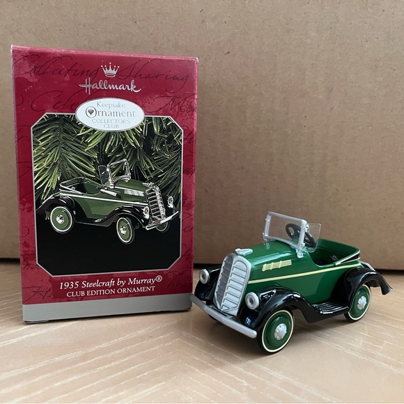 Hallmark Keepsake Ornament. 1935 Steelcraft by Murray. Kiddie Car Classics. - Picture 1 of 6